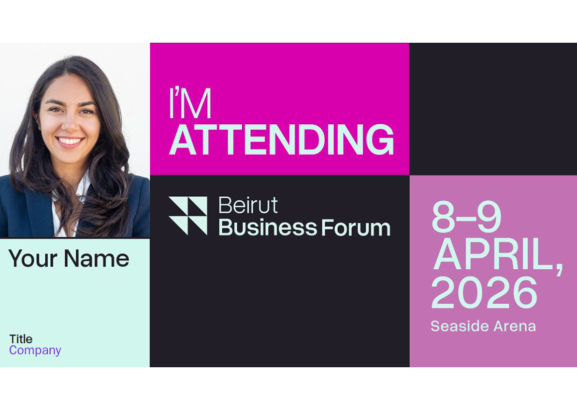 Beirut Business Forum promotional card
